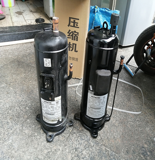 尖山中央空调压缩机的更换维修